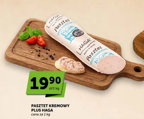 Pasztet kremowy plus Haga promocja w Groszek