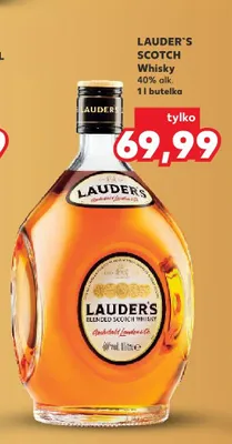 Whisky Scotch 40% alk. promocja w Kaufland