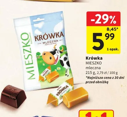 Krówka Mieszko mleczna promocja w Intermarche