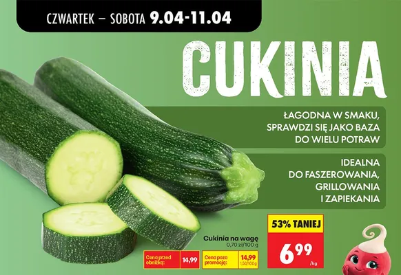 Cukinia promocja w Biedronka