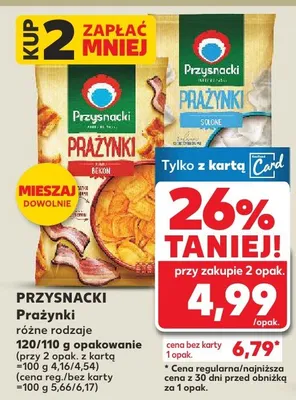 Prażynki różne rodzaje promocja w Kaufland