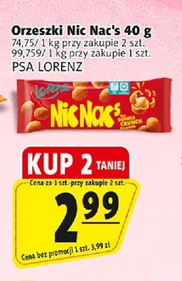 Orzeszki Nic Nac's promocja w Prim Market