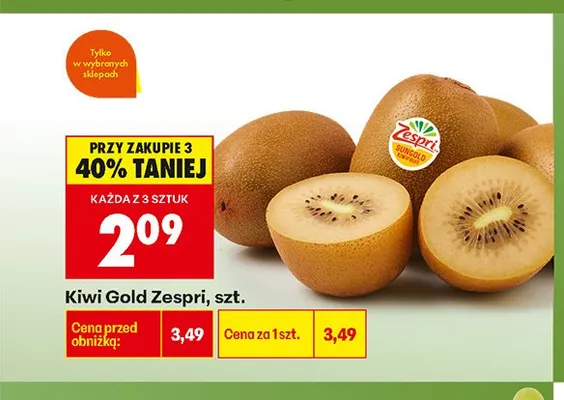 Kiwi Gold Zespri promocja w Biedronka