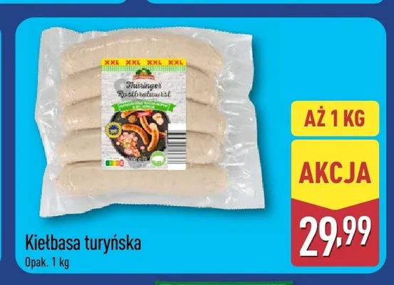Kiełbasa turyńska promocja w Aldi