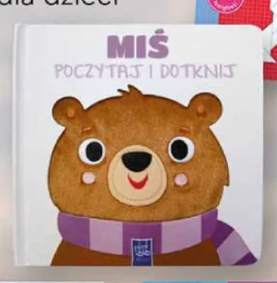 Książka Poczytaj i dotknij Miś Biedronka promocja w Biedronka