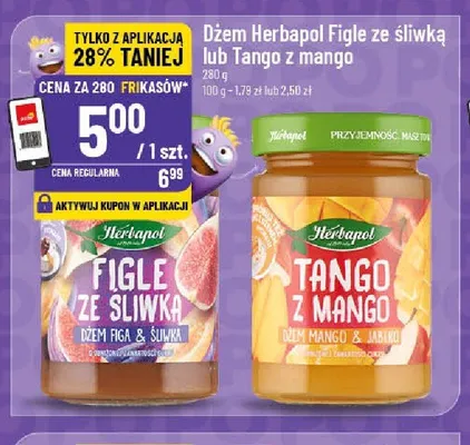 Dżem Herbapol Figle ze śliwką promocja w POLOmarket