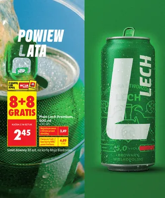 Piwo Premium promocja w Biedronka