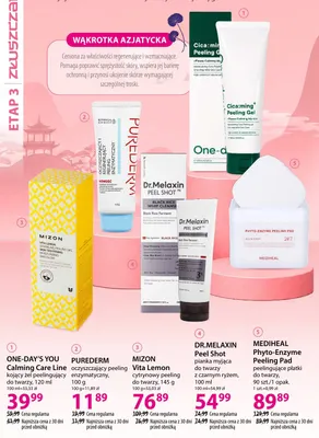 Oczyszczający peeling enzymatyczny Purederm promocja w Hebe