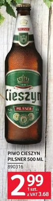 Piwo Cieszyn Pilsner promocja w Selgros