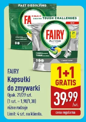 Kapsułki do zmywarki 1+1 GRATIS promocja w Aldi
