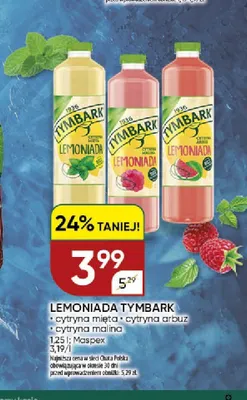 Lemoniada Tymbark cytryna malina promocja w Chata Polska