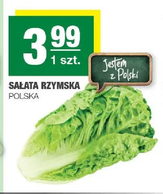 Sałata rzymska polska promocja w SPAR