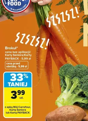 Brokuł promocja w Carrefour