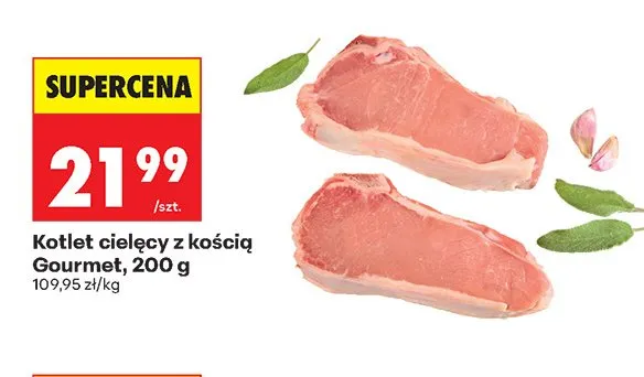 Kotlet cielęcy z kością Gourmet promocja w Biedronka