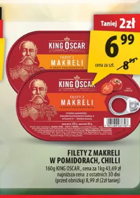 Filety z makreli chilli King Oscar promocja w Arhelan