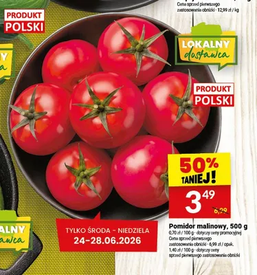 Pomidor malinowy polski promocja w Twój Market