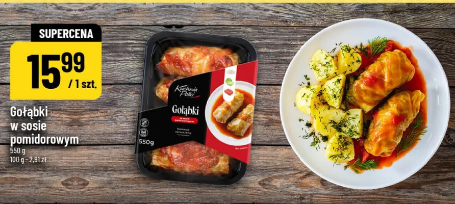 Gołąbki w sosie pomidorowym Kuchnia Polki promocja w POLOmarket
