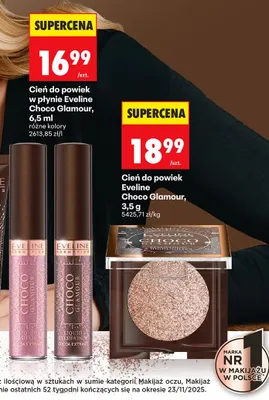 Cień do powiek Eveline Choco Glamour promocja w Biedronka