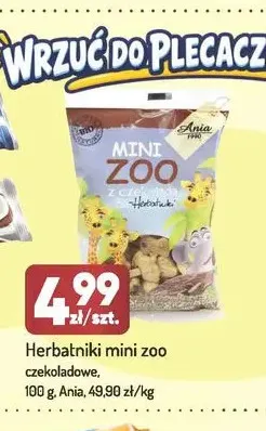 Herbatniki mini zoo czekoladowe Ania promocja w Avita
