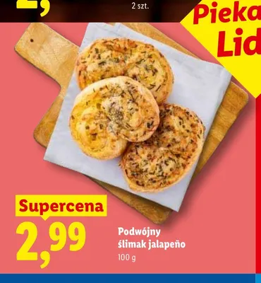 Podwójny ślimak jalapeño promocja w Lidl