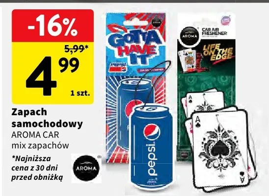 Zapach samochodowy mix zapachów promocja w Intermarche