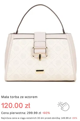Mała torba ze wzorem Monnari promocja w Monnari