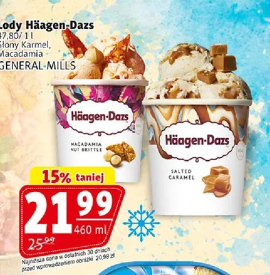 Lody Häagen-Dazs Macadamia promocja w Prim Market