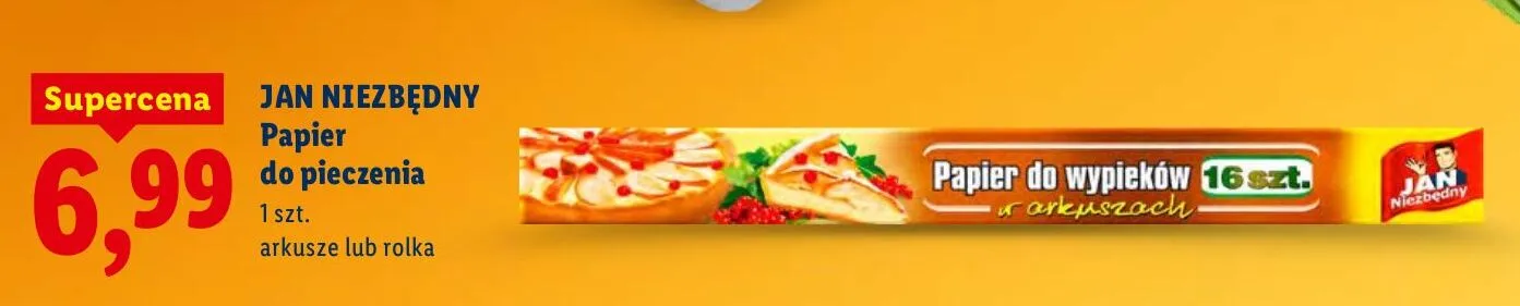 Papier do pieczenia promocja w Lidl
