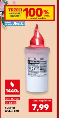Wkład LED Subito promocja w Kaufland