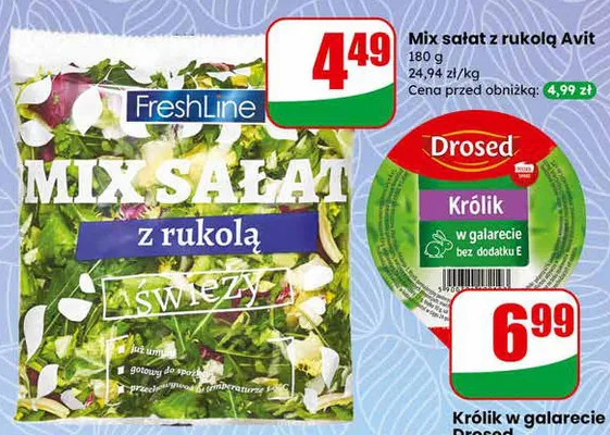 Królik w galarecie promocja w Dino