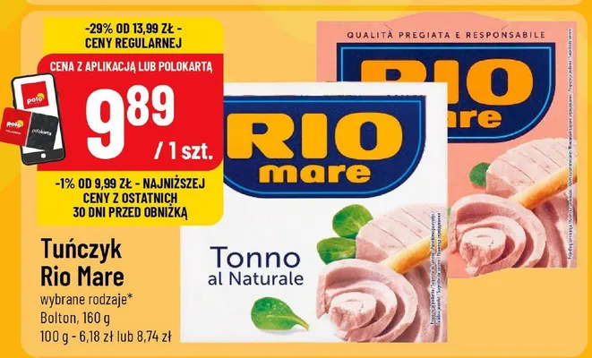 Tuńczyk Tonno al Naturale promocja w POLOmarket