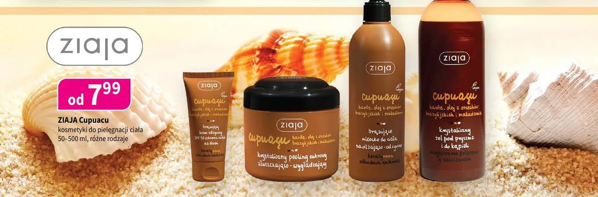Krystaliczny peeling cukrowy Ziaja Cupuacu promocja w Drogerie Polskie