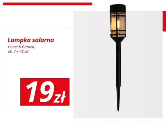 Lampka solarna promocja w KiK