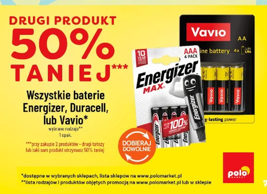 Baterie Vavio promocja w POLOmarket