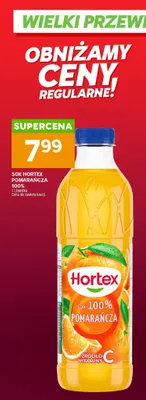 Sok pomarańcza 100% promocja w Stokrotka