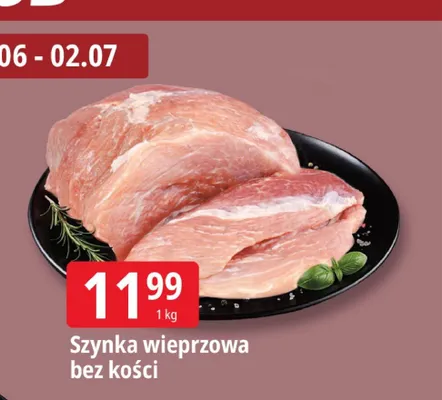 Szynka wieprzowa bez kości promocja w Leclerc