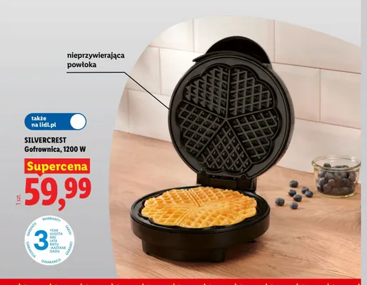 Gofrownica Silvercrest promocja w Lidl
