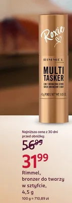 Bronzer do twarzy w sztyfcie promocja w Rossmann