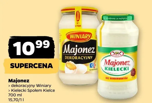 Majonez dekoracyjny Winiary, Kielecki Spolem Kielce promocja w Netto