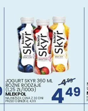 Jogurt Skyr Mlekpol promocja w Wafelek