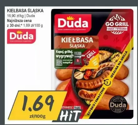 Kiełbasa Śląska Duda promocja w Słoneczko