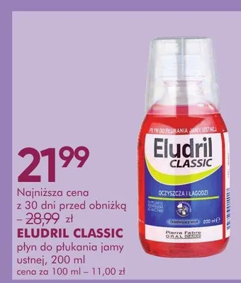 Płyn do płukania jamy ustnej Classic promocja w Super-Pharm