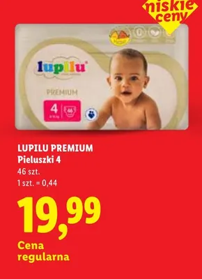 Pieluszki Lupilu Premium 4 promocja w Lidl