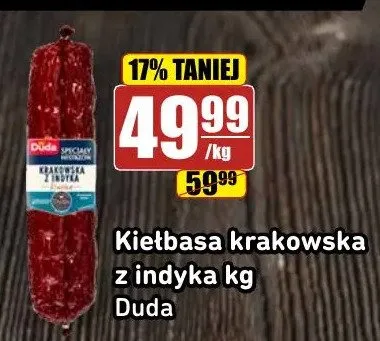 Kiełbasa krakowska z indyka Duda promocja w API Market