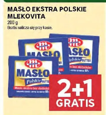 Masło ekstra polskie Mlekovita promocja w Stokrotka