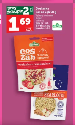 Owsianka Coś na Ząb z truskawkami Kupiec promocja w TOPAZ