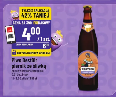 Piwo BestBir piernik ze śliwką promocja w POLOmarket