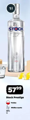 Wódka Stock Prestige promocja w Netto