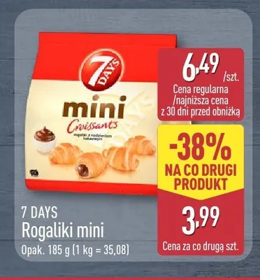 Rogaliki mini 7 DAYS promocja w Aldi