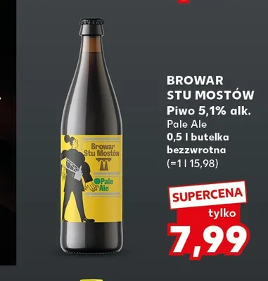 Piwo Browar Stu Mostów Pale Ale promocja w Kaufland